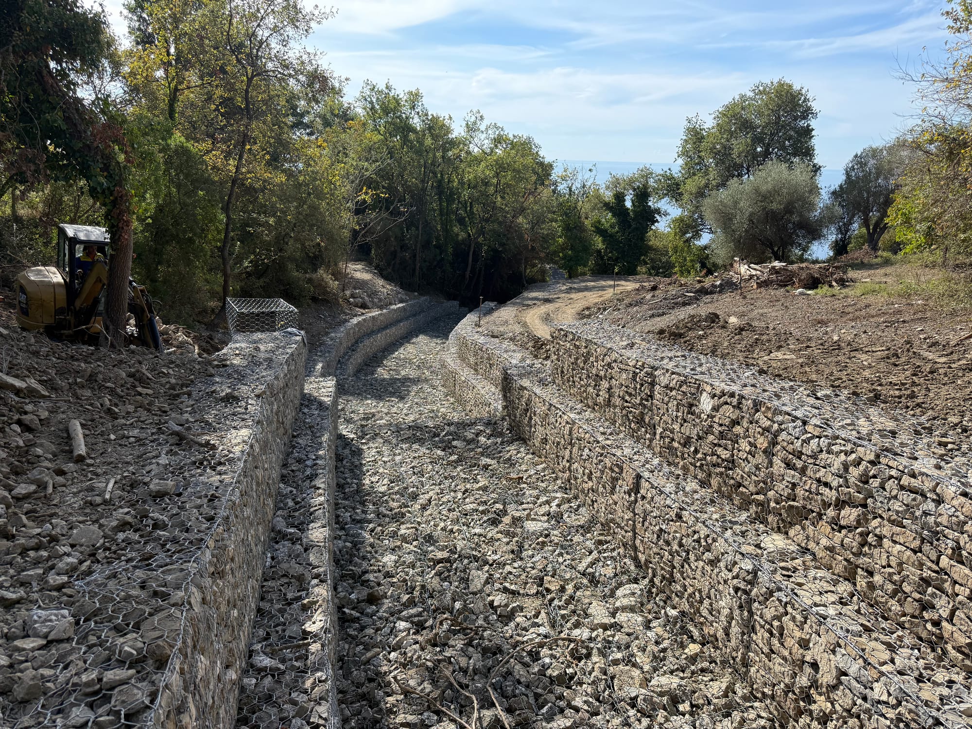 Dopo - Sistemazione frane dei valloni Macrì-Colletta