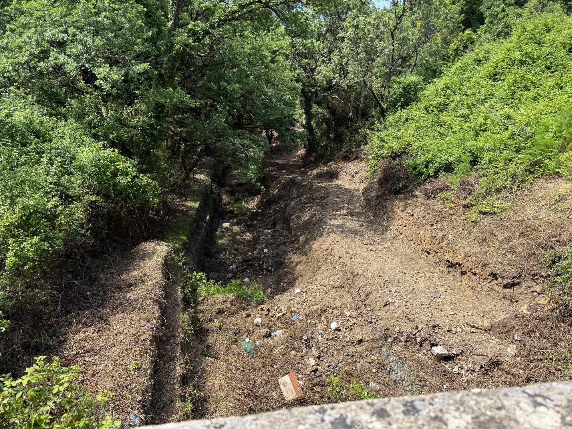 Prima - Sistemazione frane dei valloni Macrì-Colletta